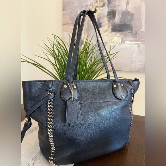 Coach Tatum Tote With Whiplash Detail - Picture 2 of 10